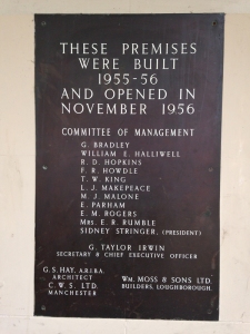 Coventry Co-op plaque
